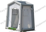 the single decon shower tent